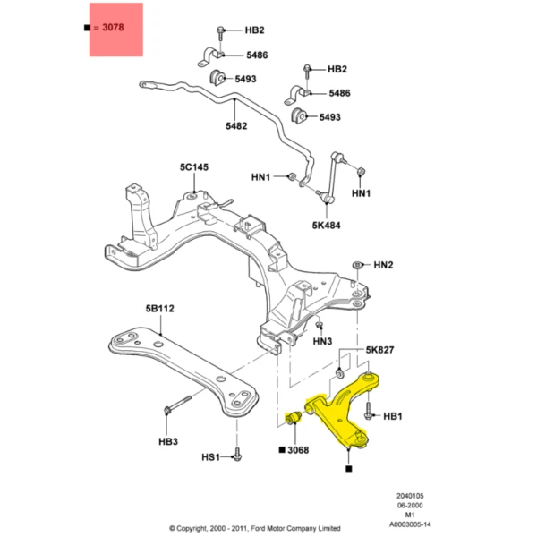 Bandeja delantera derecha para ford escape 2008 2012 3.0 - Bandejas Delanteras Derechas | ClickRepuestos